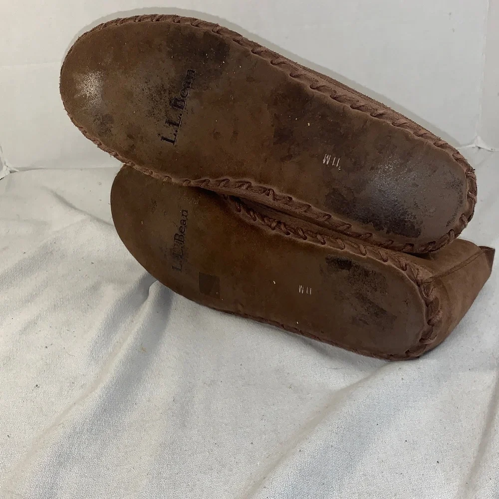 L.L. Bean Men's Brown Suede ‘Wicked Good’ Slipper